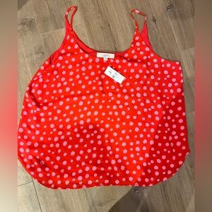 NWT - Loft Dot Strappy Cami